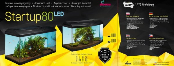 Аквариум Diversa 80 Startup LED Oval - Image 2