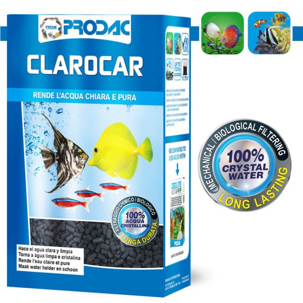 Prodac Clarocar Активен Въглен за аквариум, 300 гр